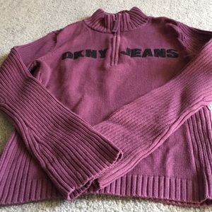 DKNY plum color sweater!